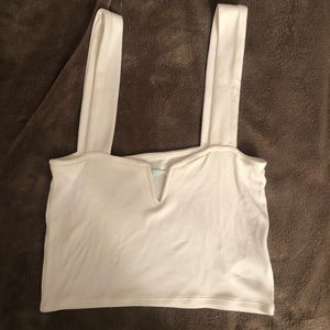 Urban Outfitters White Crop Top (size small)